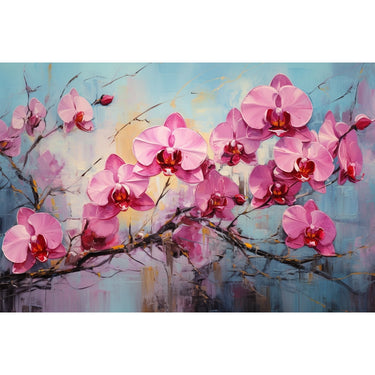 Orchid Flower Canvas Acrylic